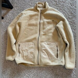 Vuori Cream Fleece Jacket